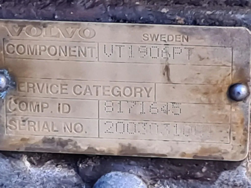 Volvo VT1906PT With or Without retarder / With or without second steering pump - Mjenjač: slika Volvo VT1906PT With or Without retarder / With or without second steering pump - Mjenjač Volvo VT1906PT With or Without retarder / With or without second steering pump - Mjenjač: slika Volvo VT1906PT With or Without retarder / With or without second steering pump - Mjenjač