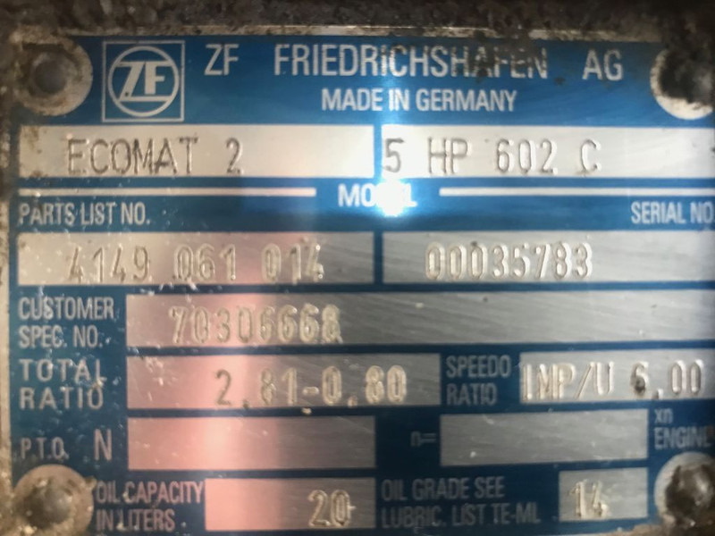 ZF 5HP502C, 5HP592C, 5HP602C, 5HP504C, 5HP594C, 5HP604C - Mjenjač: slika ZF 5HP502C, 5HP592C, 5HP602C, 5HP504C, 5HP594C, 5HP604C - Mjenjač ZF 5HP502C, 5HP592C, 5HP602C, 5HP504C, 5HP594C, 5HP604C - Mjenjač: slika ZF 5HP502C, 5HP592C, 5HP602C, 5HP504C, 5HP594C, 5HP604C - Mjenjač