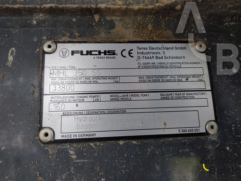 Stroj za rukovanje otpadom Fuchs MHL 350: slika Stroj za rukovanje otpadom Fuchs MHL 350