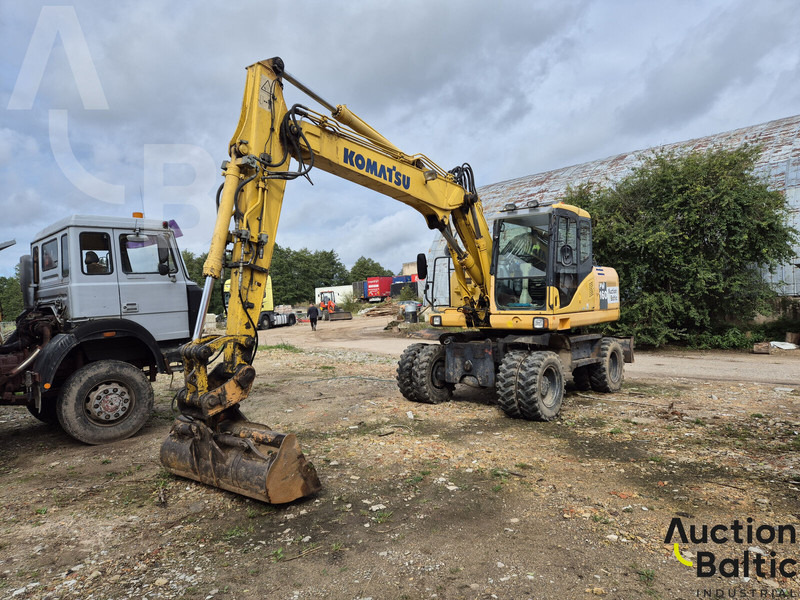 Komatsu PW160-7 - Bager na kotačima: slika Komatsu PW160-7 - Bager na kotačima Komatsu PW160-7 - Bager na kotačima: slika Komatsu PW160-7 - Bager na kotačima