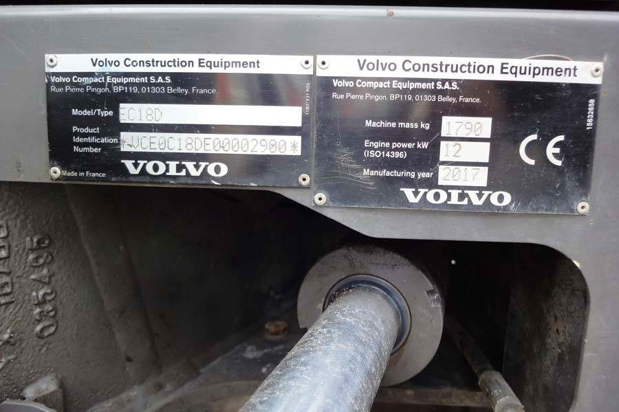 Volvo EC18D Löffelpaket - Mini bager: slika Volvo EC18D Löffelpaket - Mini bager Volvo EC18D Löffelpaket - Mini bager: slika Volvo EC18D Löffelpaket - Mini bager