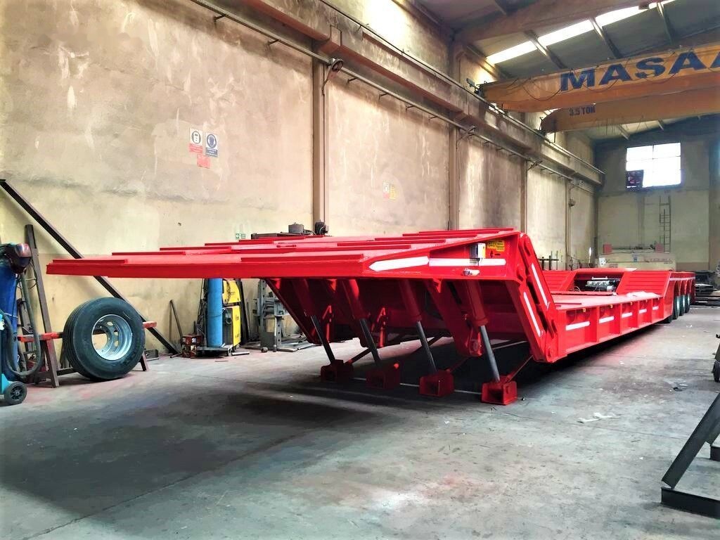 AME 100 Ton, Front Loading 4 Axle Lowbed Semi Trailer - Poluprikolica s niskim utovarivačem: slika AME 100 Ton, Front Loading 4 Axle Lowbed Semi Trailer - Poluprikolica s niskim utovarivačem AME 100 Ton, Front Loading 4 Axle Lowbed Semi Trailer - Poluprikolica s niskim utovarivačem: slika AME 100 Ton, Front Loading 4 Axle Lowbed Semi Trailer - Poluprikolica s niskim utovarivačem
