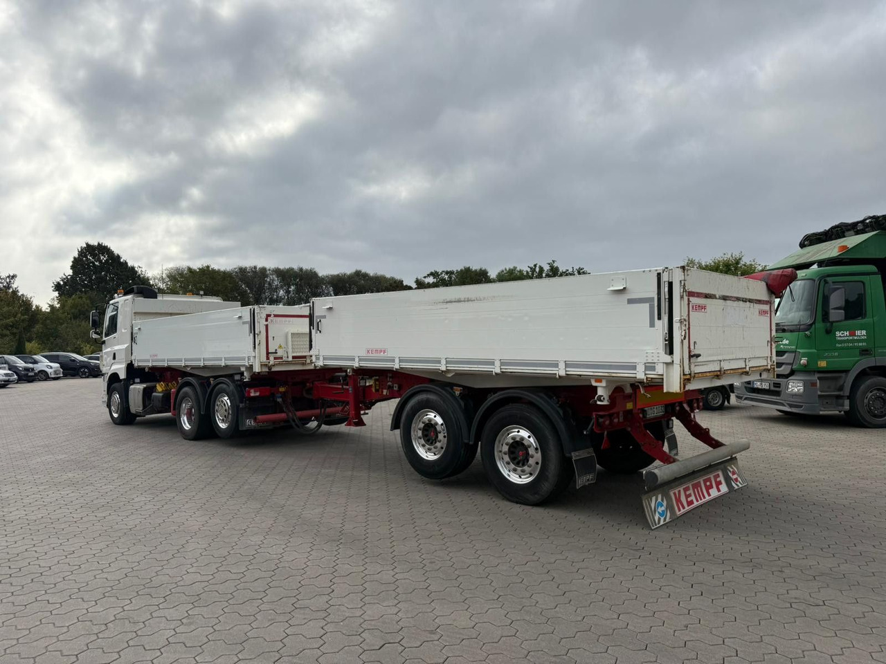 DAF CF 480 FAN 6x2 Dreiseitenkipper Inkl. Anhänger - Kiper: slika DAF CF 480 FAN 6x2 Dreiseitenkipper Inkl. Anhänger - Kiper DAF CF 480 FAN 6x2 Dreiseitenkipper Inkl. Anhänger - Kiper: slika DAF CF 480 FAN 6x2 Dreiseitenkipper Inkl. Anhänger - Kiper