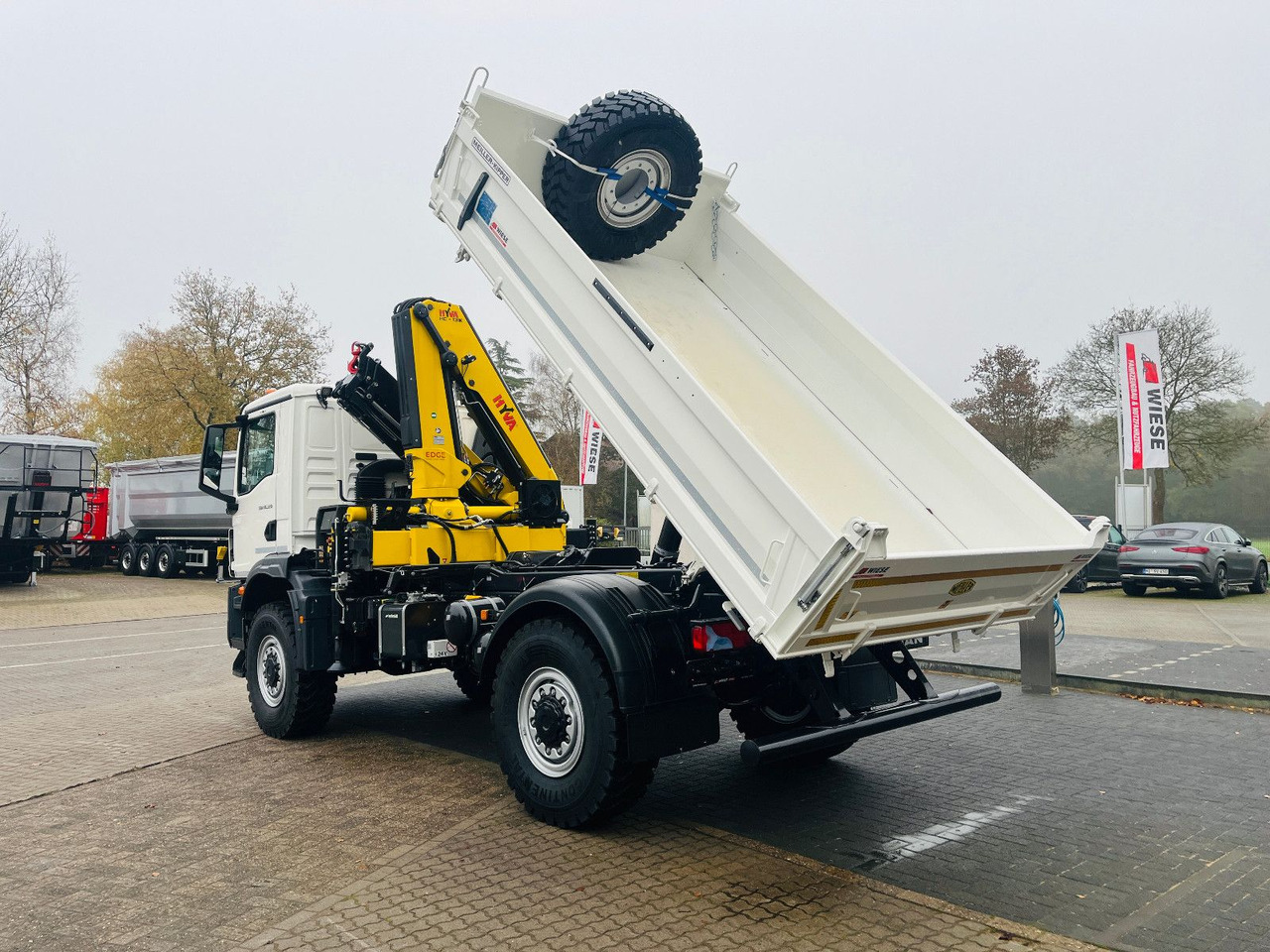 Kiper, Kamion s kranom MAN TGM 18.320 4x4 BB Kipper Kran 131 Single Winter: slika Kiper, Kamion s kranom MAN TGM 18.320 4x4 BB Kipper Kran 131 Single Winter