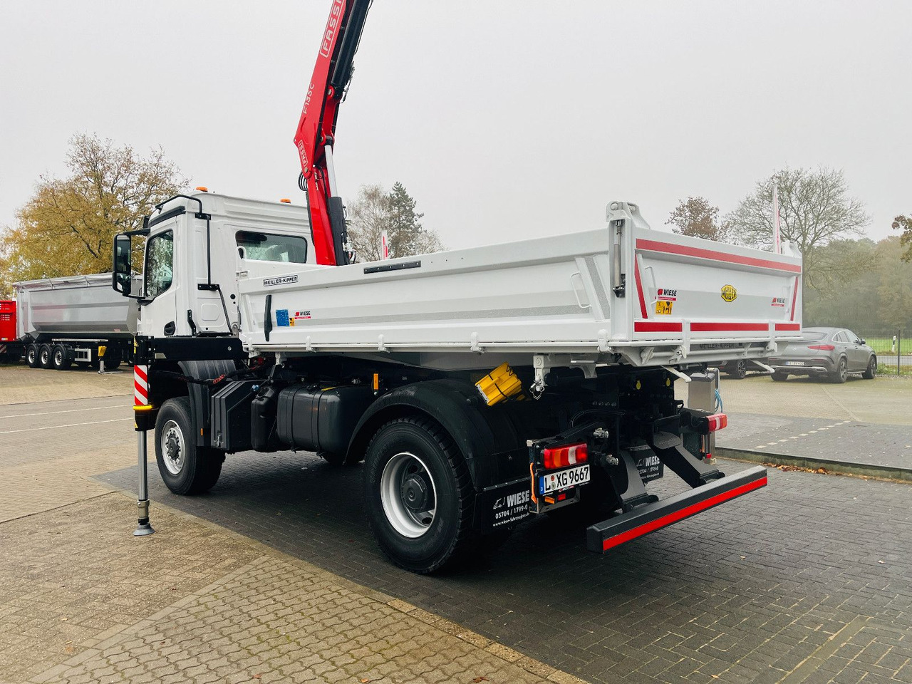 Kiper, Kamion s kranom Mercedes-Benz Arocs 1835  4x4 Meiller Fassi Kran Kipper: slika Kiper, Kamion s kranom Mercedes-Benz Arocs 1835  4x4 Meiller Fassi Kran Kipper