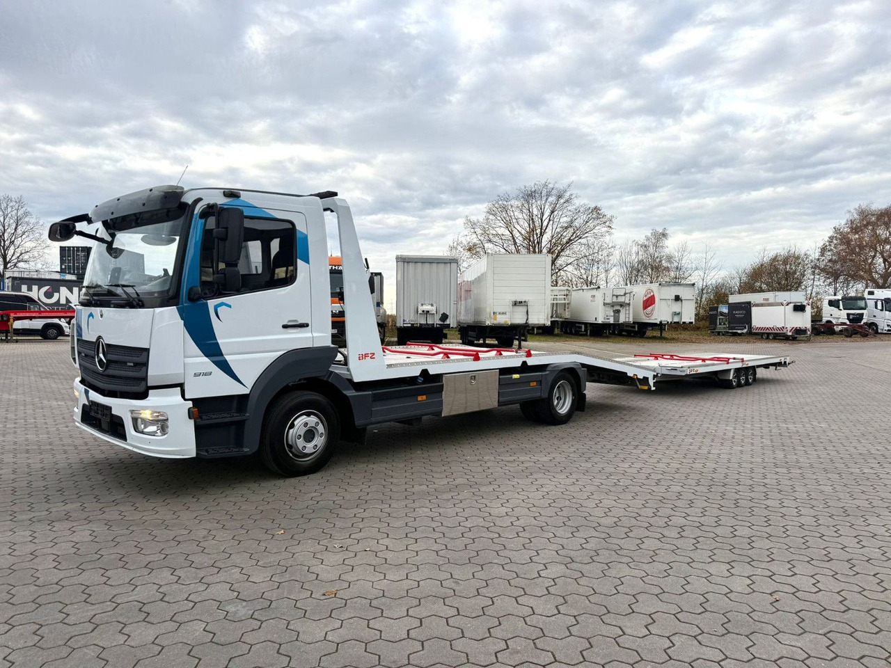 Mercedes-Benz Atego 918L Autotransporter mit BFZ Anhänger - Autotransporter: slika Mercedes-Benz Atego 918L Autotransporter mit BFZ Anhänger - Autotransporter Mercedes-Benz Atego 918L Autotransporter mit BFZ Anhänger - Autotransporter: slika Mercedes-Benz Atego 918L Autotransporter mit BFZ Anhänger - Autotransporter