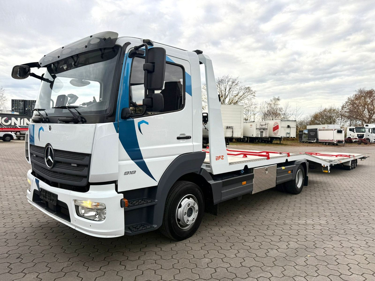 Mercedes-Benz Atego 918L Autotransporter mit BFZ Anhänger - Autotransporter: slika Mercedes-Benz Atego 918L Autotransporter mit BFZ Anhänger - Autotransporter Mercedes-Benz Atego 918L Autotransporter mit BFZ Anhänger - Autotransporter: slika Mercedes-Benz Atego 918L Autotransporter mit BFZ Anhänger - Autotransporter