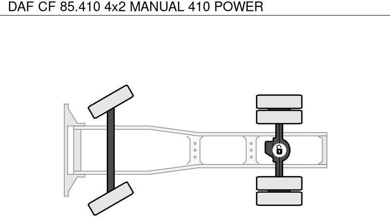 Tegljač DAF CF 85.410 4x2 MANUAL 410 POWER: slika Tegljač DAF CF 85.410 4x2 MANUAL 410 POWER