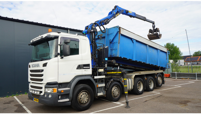 Scania G 490 10X4 CABLE SYSTEM TRUCK WITH PALFINGER Q180Z95TR CRANE - Kamion s kranom: slika Scania G 490 10X4 CABLE SYSTEM TRUCK WITH PALFINGER Q180Z95TR CRANE - Kamion s kranom Scania G 490 10X4 CABLE SYSTEM TRUCK WITH PALFINGER Q180Z95TR CRANE - Kamion s kranom: slika Scania G 490 10X4 CABLE SYSTEM TRUCK WITH PALFINGER Q180Z95TR CRANE - Kamion s kranom