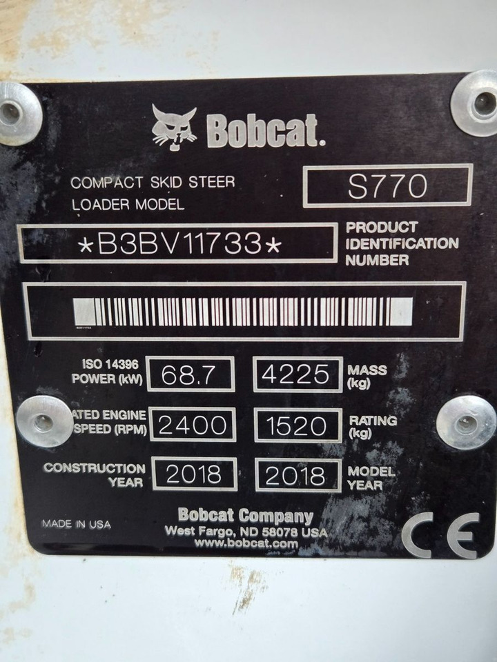 Bobcat S 770 - Utovarivač na kotačima: slika Bobcat S 770 - Utovarivač na kotačima Bobcat S 770 - Utovarivač na kotačima: slika Bobcat S 770 - Utovarivač na kotačima