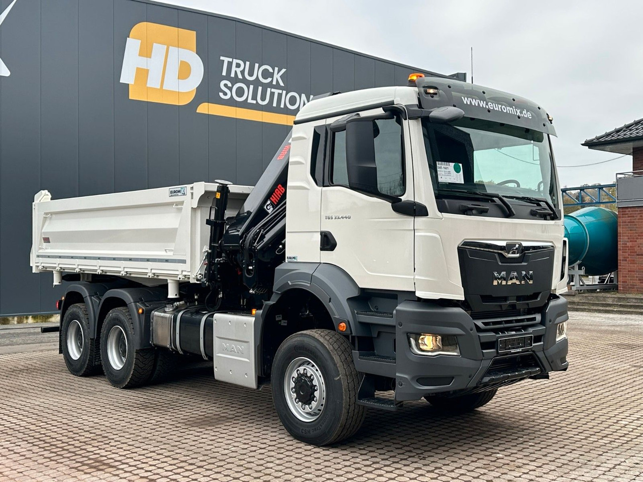 Kiper, Kamion s kranom MAN TGS 33.440 6x6 /3-Seiten- Kipper / Kran HIAB 302: slika Kiper, Kamion s kranom MAN TGS 33.440 6x6 /3-Seiten- Kipper / Kran HIAB 302