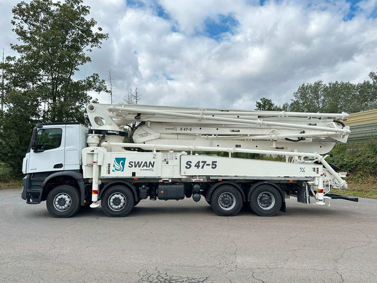 Mercedes-Benz Arocs 5 4142 8x4 SWAN TSP 47-5 160RZ ( 47m ) - Beton pumpa: slika Mercedes-Benz Arocs 5 4142 8x4 SWAN TSP 47-5 160RZ ( 47m ) - Beton pumpa Mercedes-Benz Arocs 5 4142 8x4 SWAN TSP 47-5 160RZ ( 47m ) - Beton pumpa: slika Mercedes-Benz Arocs 5 4142 8x4 SWAN TSP 47-5 160RZ ( 47m ) - Beton pumpa