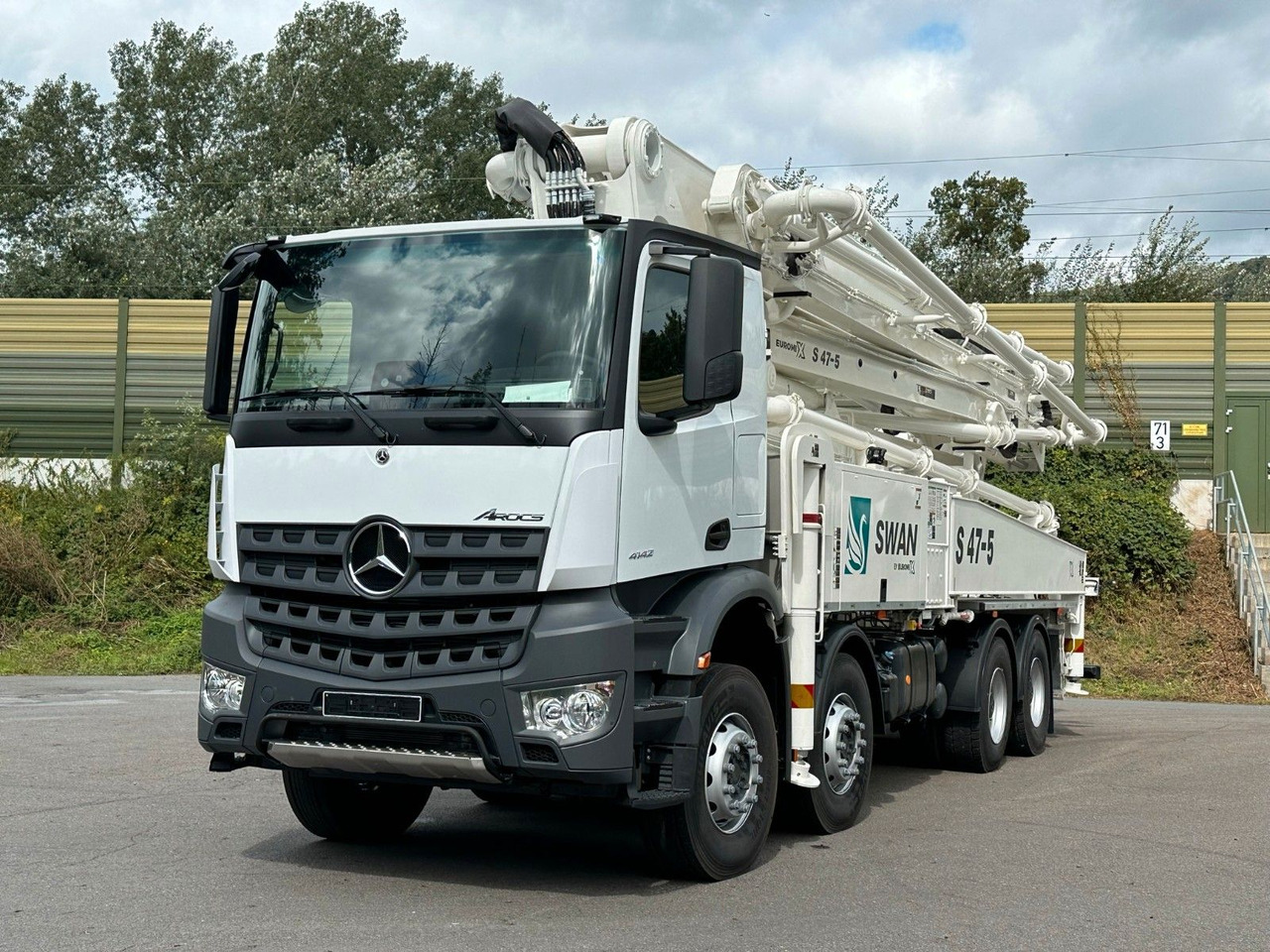 Mercedes-Benz Arocs 5 4142 8x4 SWAN TSP 47-5 160RZ ( 47m ) - Beton pumpa: slika Mercedes-Benz Arocs 5 4142 8x4 SWAN TSP 47-5 160RZ ( 47m ) - Beton pumpa Mercedes-Benz Arocs 5 4142 8x4 SWAN TSP 47-5 160RZ ( 47m ) - Beton pumpa: slika Mercedes-Benz Arocs 5 4142 8x4 SWAN TSP 47-5 160RZ ( 47m ) - Beton pumpa