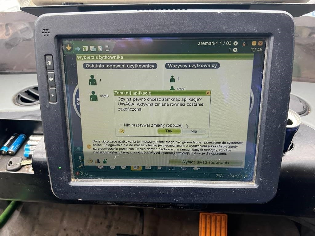 Forvarder John Deere 1010 E: slika Forvarder John Deere 1010 E