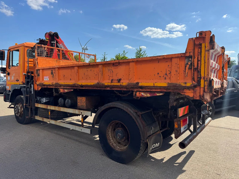Kiper, Kamion s kranom MAN ME 18.250 4X4 **BELGIAN TRUCK+PALFINGER PK8500**: slika Kiper, Kamion s kranom MAN ME 18.250 4X4 **BELGIAN TRUCK+PALFINGER PK8500**