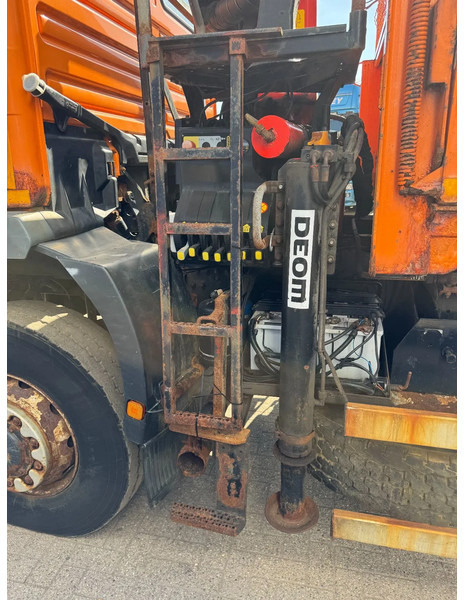 Kiper, Kamion s kranom MAN ME 18.250 4X4 **BELGIAN TRUCK+PALFINGER PK8500**: slika Kiper, Kamion s kranom MAN ME 18.250 4X4 **BELGIAN TRUCK+PALFINGER PK8500**