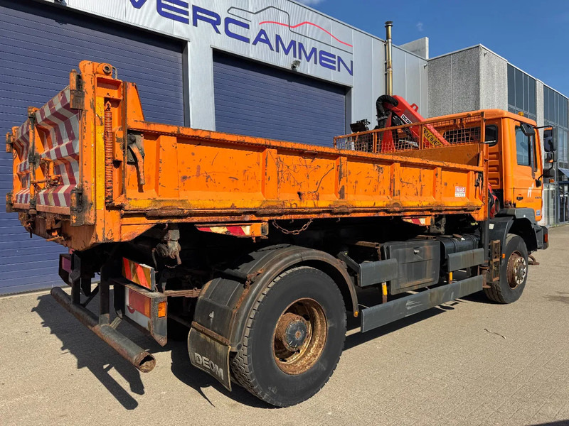 Kiper, Kamion s kranom MAN ME 18.250 4X4 **BELGIAN TRUCK+PALFINGER PK8500**: slika Kiper, Kamion s kranom MAN ME 18.250 4X4 **BELGIAN TRUCK+PALFINGER PK8500**