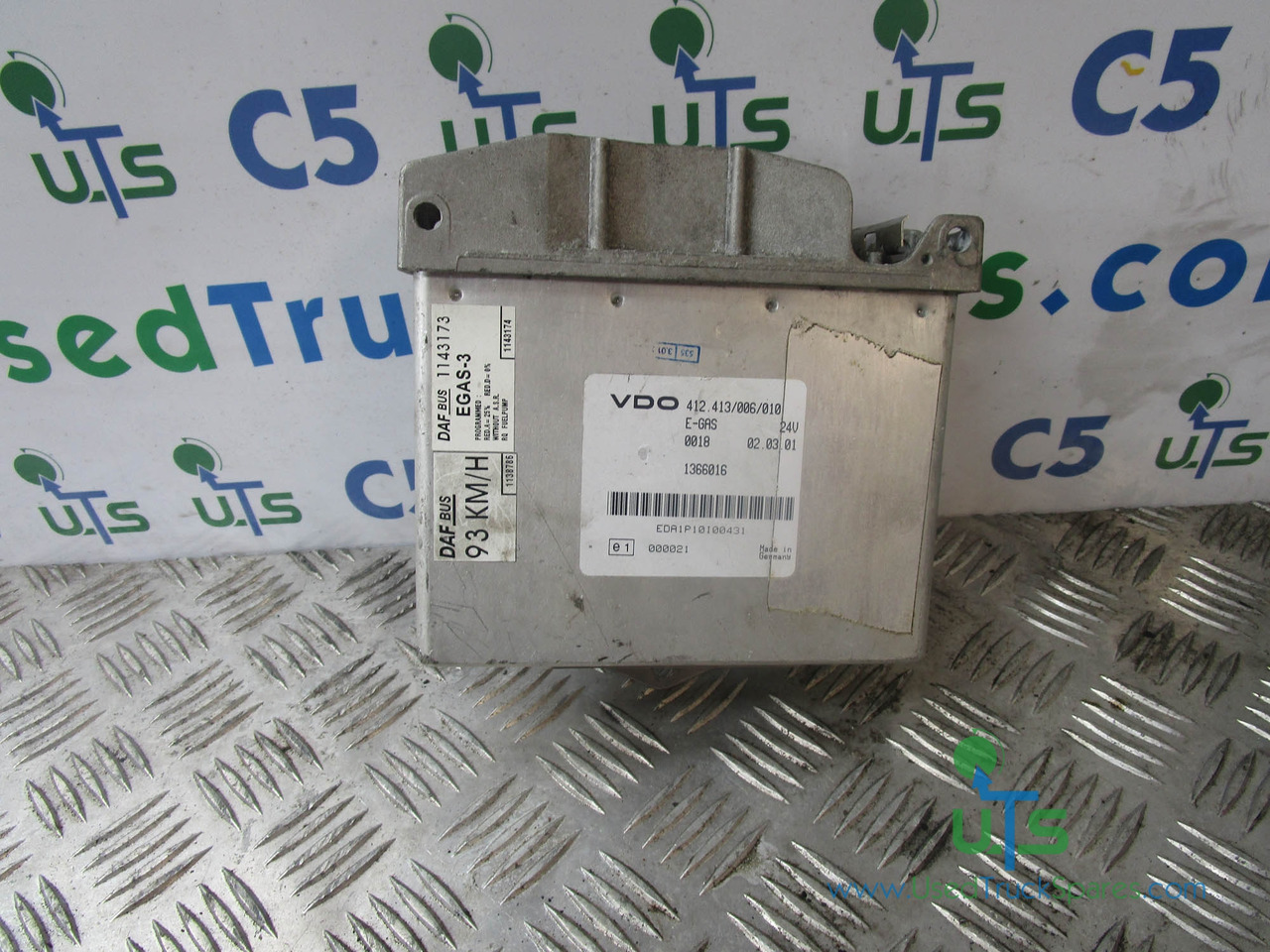 DAF EGAS THROTTLE CONTROL VDO ECU P/NO 412.413/006/010 - Upravljačka jedinica (ECU) za Kamion: slika DAF EGAS THROTTLE CONTROL VDO ECU P/NO 412.413/006/010 - Upravljačka jedinica (ECU) za Kamion DAF EGAS THROTTLE CONTROL VDO ECU P/NO 412.413/006/010 - Upravljačka jedinica (ECU) za Kamion: slika DAF EGAS THROTTLE CONTROL VDO ECU P/NO 412.413/006/010 - Upravljačka jedinica (ECU) za Kamion