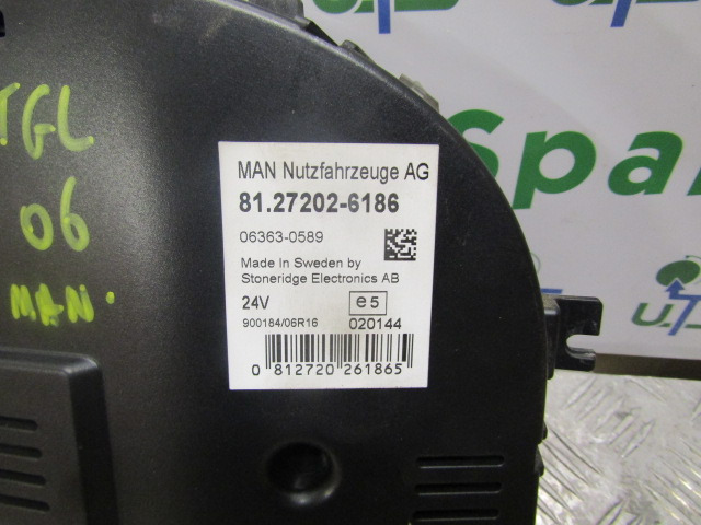 MAN TGL/TGM CLOCK CLUSTER 81.27202.6186 - Električni sustav za Kamion: slika MAN TGL/TGM CLOCK CLUSTER 81.27202.6186 - Električni sustav za Kamion MAN TGL/TGM CLOCK CLUSTER 81.27202.6186 - Električni sustav za Kamion: slika MAN TGL/TGM CLOCK CLUSTER 81.27202.6186 - Električni sustav za Kamion