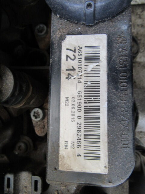 MERCEDES VITO 651.900.2.2 ENGINE COMPLETE 2015 EURO 6 ONLY 40,000 MILES (PARTS ONLY DAMAGED BLOCK) - Motor za Kamion: slika MERCEDES VITO 651.900.2.2 ENGINE COMPLETE 2015 EURO 6 ONLY 40,000 MILES (PARTS ONLY DAMAGED BLOCK) - Motor za Kamion MERCEDES VITO 651.900.2.2 ENGINE COMPLETE 2015 EURO 6 ONLY 40,000 MILES (PARTS ONLY DAMAGED BLOCK) - Motor za Kamion: slika MERCEDES VITO 651.900.2.2 ENGINE COMPLETE 2015 EURO 6 ONLY 40,000 MILES (PARTS ONLY DAMAGED BLOCK) - Motor za Kamion