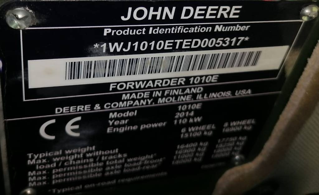 John Deere 1010 E - Forvarder: slika John Deere 1010 E - Forvarder John Deere 1010 E - Forvarder: slika John Deere 1010 E - Forvarder