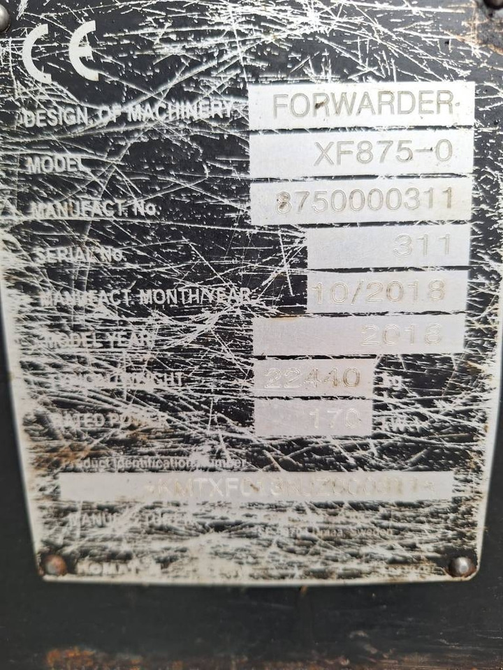 Forvarder Komatsu 875: slika Forvarder Komatsu 875 Forvarder Komatsu 875: slika Forvarder Komatsu 875