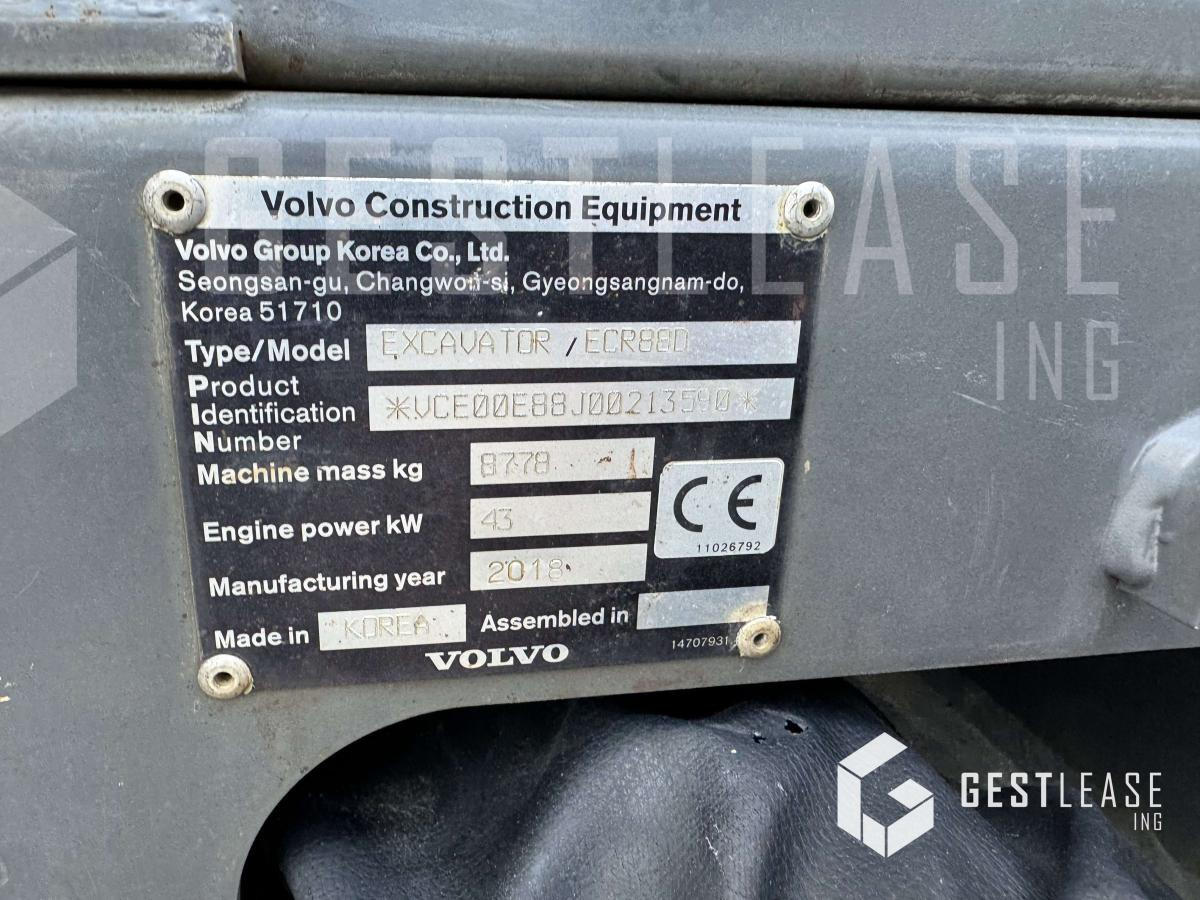 Volvo ECR88D - Bager gusjeničar: slika Volvo ECR88D - Bager gusjeničar Volvo ECR88D - Bager gusjeničar: slika Volvo ECR88D - Bager gusjeničar