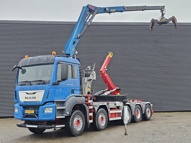 MAN TGS 47.440 BBL / 10X4 HOOKLIFT + Z CRANE - Kamion s kukastom dizalicom, Kamion s kranom: slika MAN TGS 47.440 BBL / 10X4 HOOKLIFT + Z CRANE - Kamion s kukastom dizalicom, Kamion s kranom MAN TGS 47.440 BBL / 10X4 HOOKLIFT + Z CRANE - Kamion s kukastom dizalicom, Kamion s kranom: slika MAN TGS 47.440 BBL / 10X4 HOOKLIFT + Z CRANE - Kamion s kukastom dizalicom, Kamion s kranom