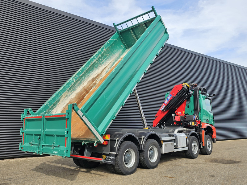 Mercedes-Benz AROCS 4145 / 8X6 / TIPPER + HMF CRANE - Kamion s kranom: slika Mercedes-Benz AROCS 4145 / 8X6 / TIPPER + HMF CRANE - Kamion s kranom Mercedes-Benz AROCS 4145 / 8X6 / TIPPER + HMF CRANE - Kamion s kranom: slika Mercedes-Benz AROCS 4145 / 8X6 / TIPPER + HMF CRANE - Kamion s kranom
