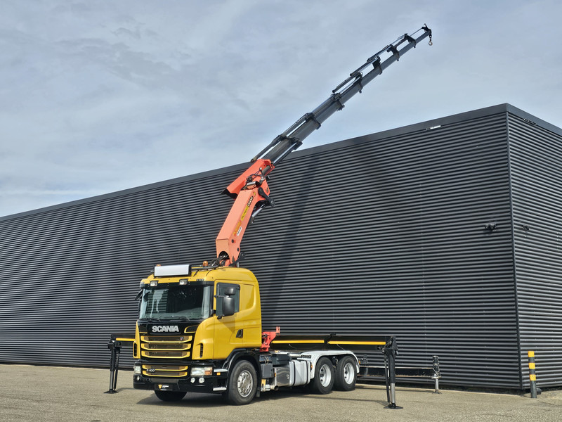 Scania G400 6x2 / PALFINGER PK 60002 / WINCH / BALLAST - Kamion s otvorenim sandukom, Kamion s kranom: slika Scania G400 6x2 / PALFINGER PK 60002 / WINCH / BALLAST - Kamion s otvorenim sandukom, Kamion s kranom Scania G400 6x2 / PALFINGER PK 60002 / WINCH / BALLAST - Kamion s otvorenim sandukom, Kamion s kranom: slika Scania G400 6x2 / PALFINGER PK 60002 / WINCH / BALLAST - Kamion s otvorenim sandukom, Kamion s kranom