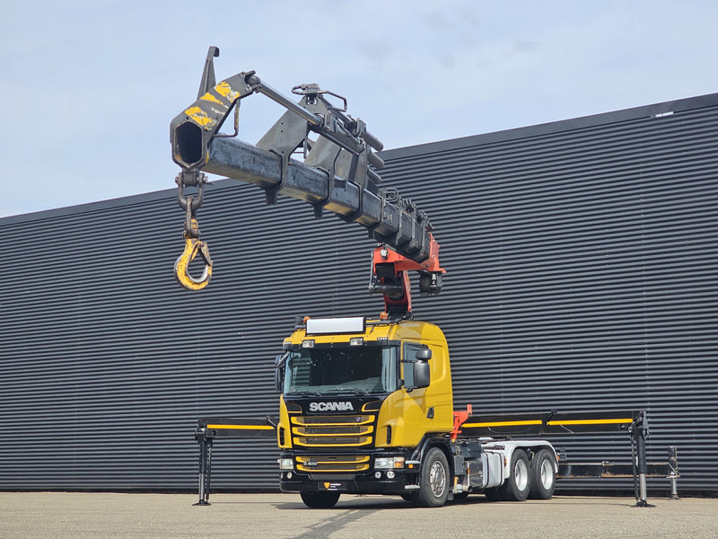 Scania G400 6x2 / PALFINGER PK 60002 / WINCH / BALLAST - Kamion s kranom: slika Scania G400 6x2 / PALFINGER PK 60002 / WINCH / BALLAST - Kamion s kranom Scania G400 6x2 / PALFINGER PK 60002 / WINCH / BALLAST - Kamion s kranom: slika Scania G400 6x2 / PALFINGER PK 60002 / WINCH / BALLAST - Kamion s kranom