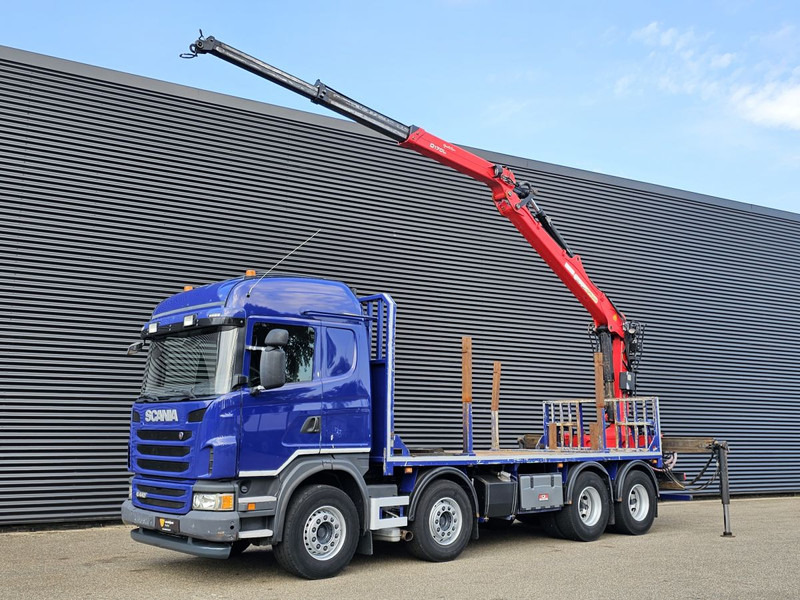 Scania G440 8x4 / RETARDER / PALFINGER-EPSILON CRANE - Kamion s otvorenim sandukom, Kamion s kranom: slika Scania G440 8x4 / RETARDER / PALFINGER-EPSILON CRANE - Kamion s otvorenim sandukom, Kamion s kranom Scania G440 8x4 / RETARDER / PALFINGER-EPSILON CRANE - Kamion s otvorenim sandukom, Kamion s kranom: slika Scania G440 8x4 / RETARDER / PALFINGER-EPSILON CRANE - Kamion s otvorenim sandukom, Kamion s kranom