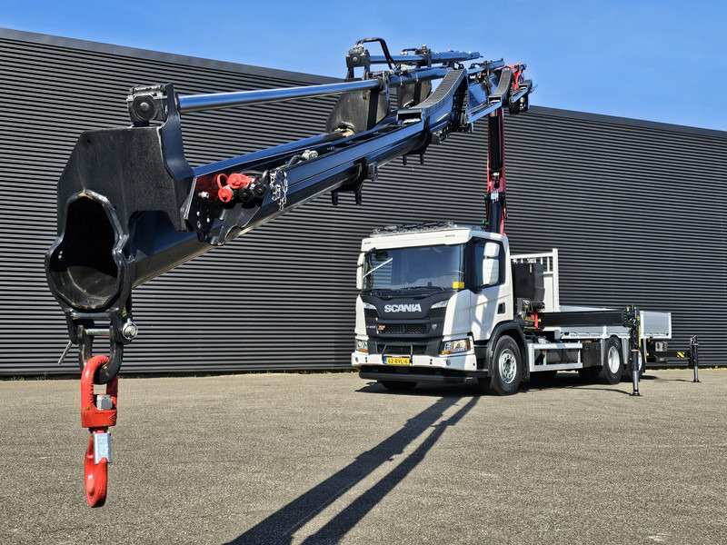 Scania P410 6x2*4 / PALFINGER 35 tm CRANE + WINCH - Kamion s otvorenim sandukom, Kamion s kranom: slika Scania P410 6x2*4 / PALFINGER 35 tm CRANE + WINCH - Kamion s otvorenim sandukom, Kamion s kranom Scania P410 6x2*4 / PALFINGER 35 tm CRANE + WINCH - Kamion s otvorenim sandukom, Kamion s kranom: slika Scania P410 6x2*4 / PALFINGER 35 tm CRANE + WINCH - Kamion s otvorenim sandukom, Kamion s kranom