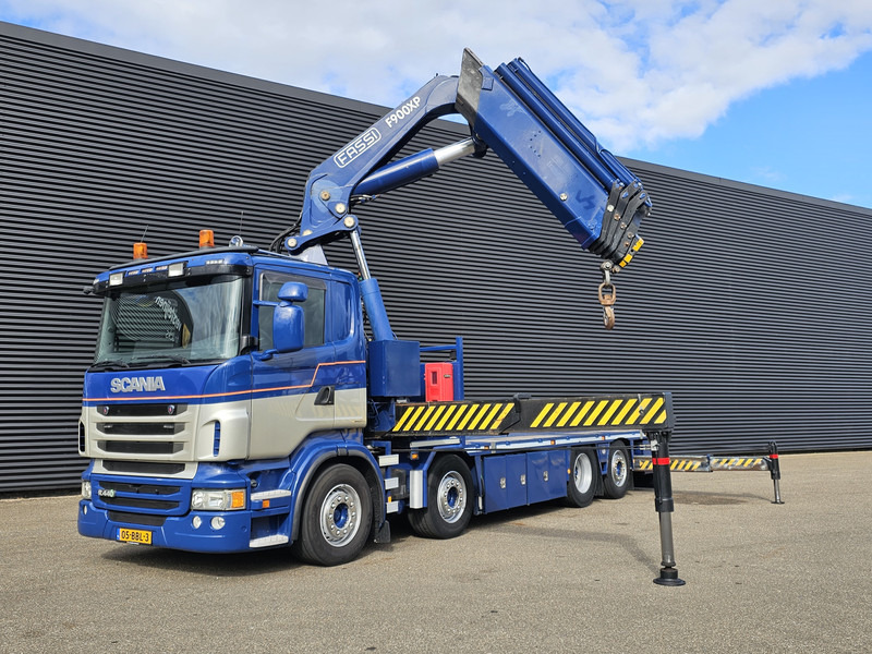 Scania R440 8x2*6 / FASSI 90 t/m CRANE / KRAN - Kamion s otvorenim sandukom, Kamion s kranom: slika Scania R440 8x2*6 / FASSI 90 t/m CRANE / KRAN - Kamion s otvorenim sandukom, Kamion s kranom Scania R440 8x2*6 / FASSI 90 t/m CRANE / KRAN - Kamion s otvorenim sandukom, Kamion s kranom: slika Scania R440 8x2*6 / FASSI 90 t/m CRANE / KRAN - Kamion s otvorenim sandukom, Kamion s kranom