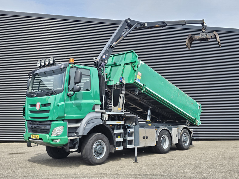Tatra 6X6 / T158/II / 2 SIDE TIPPER - HMF Z CRANE - Kiper, Kamion s kranom: slika Tatra 6X6 / T158/II / 2 SIDE TIPPER - HMF Z CRANE - Kiper, Kamion s kranom Tatra 6X6 / T158/II / 2 SIDE TIPPER - HMF Z CRANE - Kiper, Kamion s kranom: slika Tatra 6X6 / T158/II / 2 SIDE TIPPER - HMF Z CRANE - Kiper, Kamion s kranom