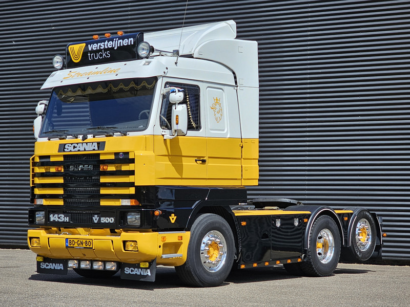 Scania R143 500 V8 / 6X2 / STREAMLINE - Tegljač: slika Scania R143 500 V8 / 6X2 / STREAMLINE - Tegljač Scania R143 500 V8 / 6X2 / STREAMLINE - Tegljač: slika Scania R143 500 V8 / 6X2 / STREAMLINE - Tegljač
