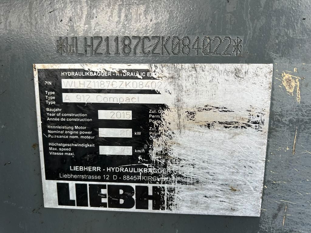 Liebherr A 912 Compact 3X Löffel 3 X Buckets - Bager na kotačima: slika Liebherr A 912 Compact 3X Löffel 3 X Buckets - Bager na kotačima Liebherr A 912 Compact 3X Löffel 3 X Buckets - Bager na kotačima: slika Liebherr A 912 Compact 3X Löffel 3 X Buckets - Bager na kotačima