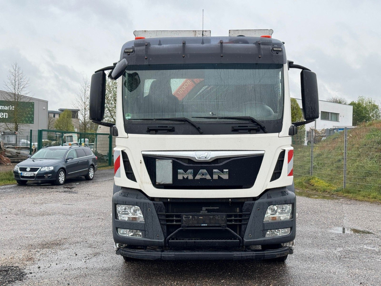 Kamion s kranom MAN 26.360 TGS Pafinger PK12002 Glaskipper 2 Trennw.: slika Kamion s kranom MAN 26.360 TGS Pafinger PK12002 Glaskipper 2 Trennw.