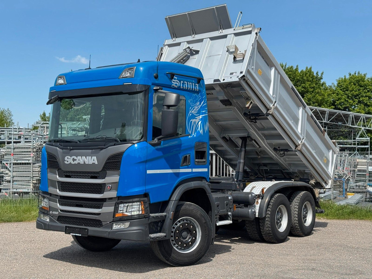 Scania G450 Meiller 3S. Kipper mit Bordmatik Top Zust. - Kiper: slika Scania G450 Meiller 3S. Kipper mit Bordmatik Top Zust. - Kiper Scania G450 Meiller 3S. Kipper mit Bordmatik Top Zust. - Kiper: slika Scania G450 Meiller 3S. Kipper mit Bordmatik Top Zust. - Kiper