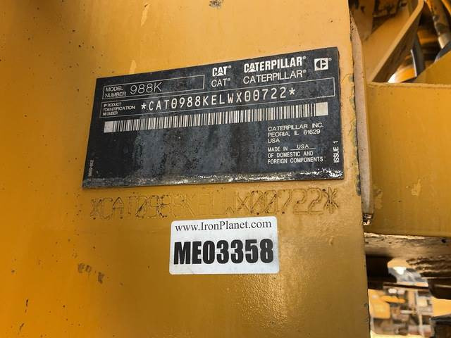 CAT 988K - Utovarivač na kotačima: slika CAT 988K - Utovarivač na kotačima CAT 988K - Utovarivač na kotačima: slika CAT 988K - Utovarivač na kotačima