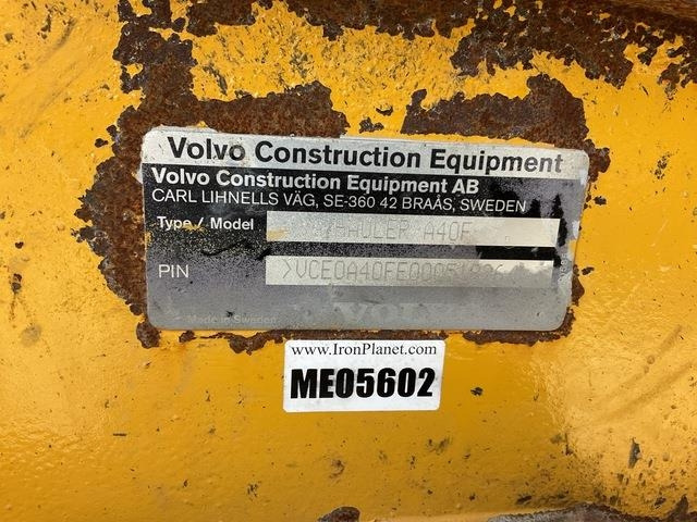 Volvo A40F - Zglobni istovarivač: slika Volvo A40F - Zglobni istovarivač Volvo A40F - Zglobni istovarivač: slika Volvo A40F - Zglobni istovarivač