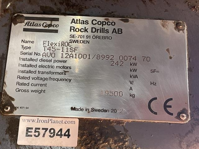 Atlas Copco Epiroc Flexiroc T45-11SF - Platforma za bušenje: slika Atlas Copco Epiroc Flexiroc T45-11SF - Platforma za bušenje Atlas Copco Epiroc Flexiroc T45-11SF - Platforma za bušenje: slika Atlas Copco Epiroc Flexiroc T45-11SF - Platforma za bušenje