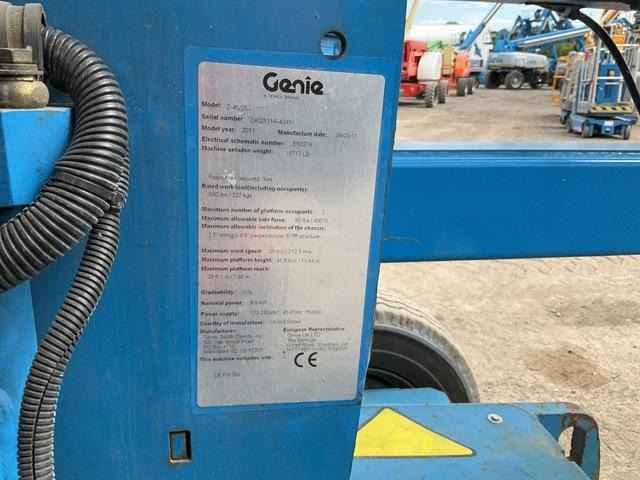 Genie Z45/25J - Zglobni krak: slika Genie Z45/25J - Zglobni krak Genie Z45/25J - Zglobni krak: slika Genie Z45/25J - Zglobni krak