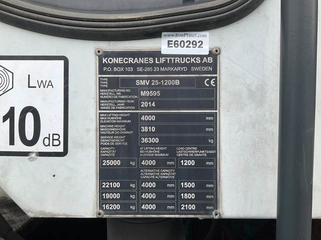 Konecrane SMV 25-1200B - Diesel viličar: slika Konecrane SMV 25-1200B - Diesel viličar Konecrane SMV 25-1200B - Diesel viličar: slika Konecrane SMV 25-1200B - Diesel viličar