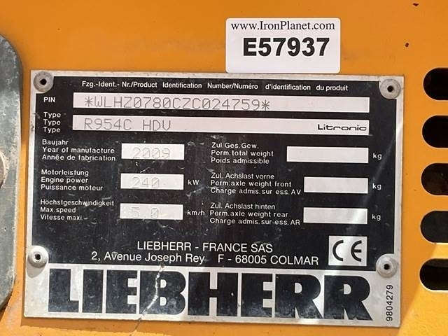 Liebherr R954C HDV - Bager za rušenje: slika Liebherr R954C HDV - Bager za rušenje Liebherr R954C HDV - Bager za rušenje: slika Liebherr R954C HDV - Bager za rušenje