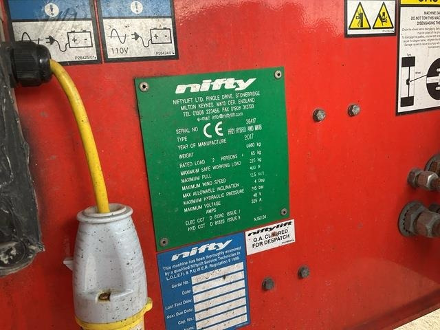 Niftylift HR21 - Zglobni krak: slika Niftylift HR21 - Zglobni krak Niftylift HR21 - Zglobni krak: slika Niftylift HR21 - Zglobni krak
