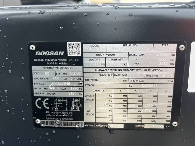 Doosan B30X-7 PLUS - Električni viličar: slika Doosan B30X-7 PLUS - Električni viličar Doosan B30X-7 PLUS - Električni viličar: slika Doosan B30X-7 PLUS - Električni viličar