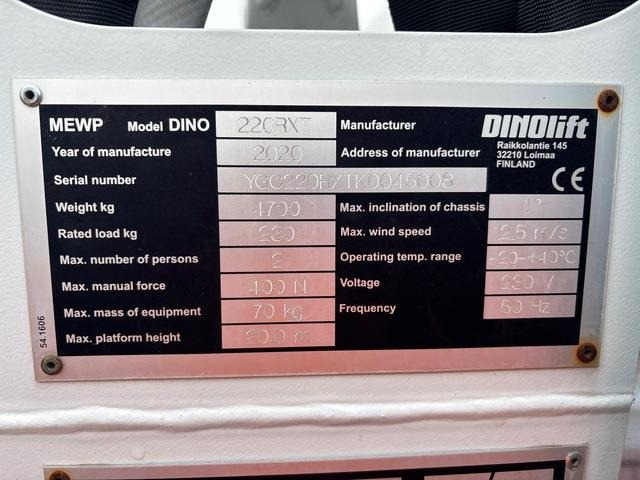 Dino 220RXT - Zglobni krak: slika Dino 220RXT - Zglobni krak Dino 220RXT - Zglobni krak: slika Dino 220RXT - Zglobni krak