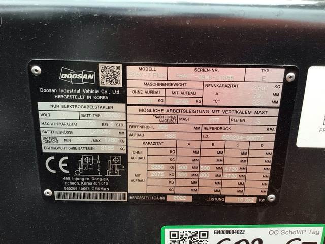 Doosan B25X-7 PLUS - Električni viličar: slika Doosan B25X-7 PLUS - Električni viličar Doosan B25X-7 PLUS - Električni viličar: slika Doosan B25X-7 PLUS - Električni viličar