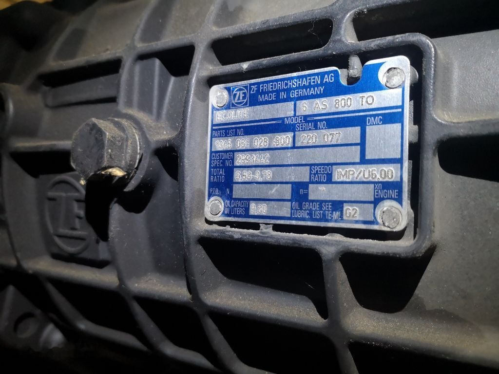 ZF 6AS 800 TO (6AS 800 TO) - Mjenjač za Kamion: slika ZF 6AS 800 TO (6AS 800 TO) - Mjenjač za Kamion ZF 6AS 800 TO (6AS 800 TO) - Mjenjač za Kamion: slika ZF 6AS 800 TO (6AS 800 TO) - Mjenjač za Kamion